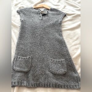 Chloé knits grey and silver dress S 14 USA 10